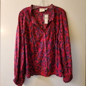 Floral Maeve by Anthropologie blouse NWT